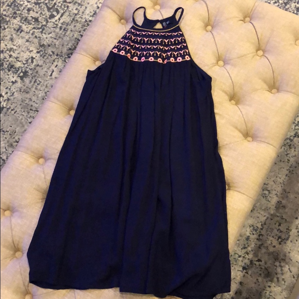 NWOT Navy blue sun dress - Picture 1 of 3